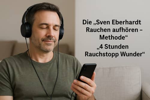Anwendung Sven Eberhardt Rauchen aufhören – Methode Aufhörwilliger Raucher wendet Sven Eberhardt Rauchen aufhören – Methode an